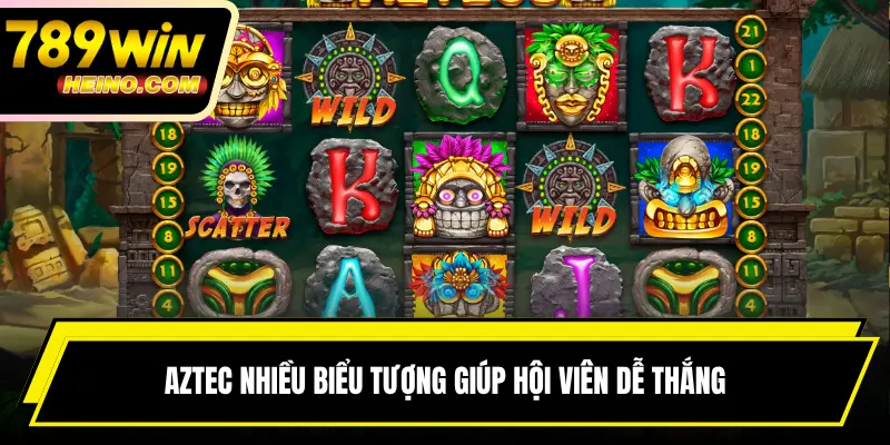 Aztec nhiều biểu tượng giúp hội viên dễ thắng